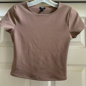 Super soft brown athletic top